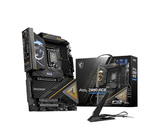 MSI MEG Z890 ACE Motherboard, ATX - Supports Intel Core Ultra Processors, LGA 1851, DDR5 - MSIMEGZ890ACE