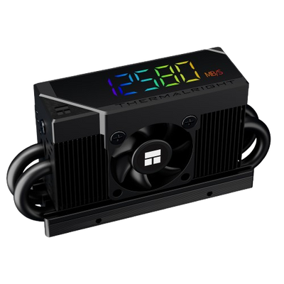 Thermalright HR10 2280 PRO Digital Black ARGB Digital Display SSD Heatsink Cooling - 814256020978