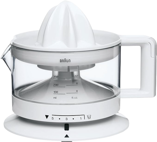 Braun TributeCollection 350ml Citrus Juicer CJ3000WH, White - 8021098773005