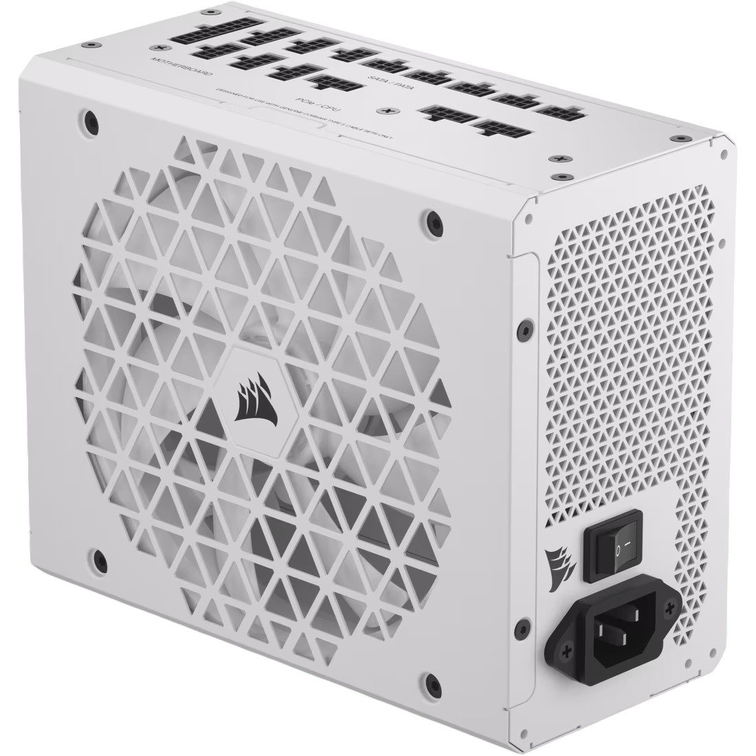 Corsair RM1000x Shift White 1000 Watt 80 Plus Gold Fully Modular Cybernetics Gold Power Supply - 840006668596