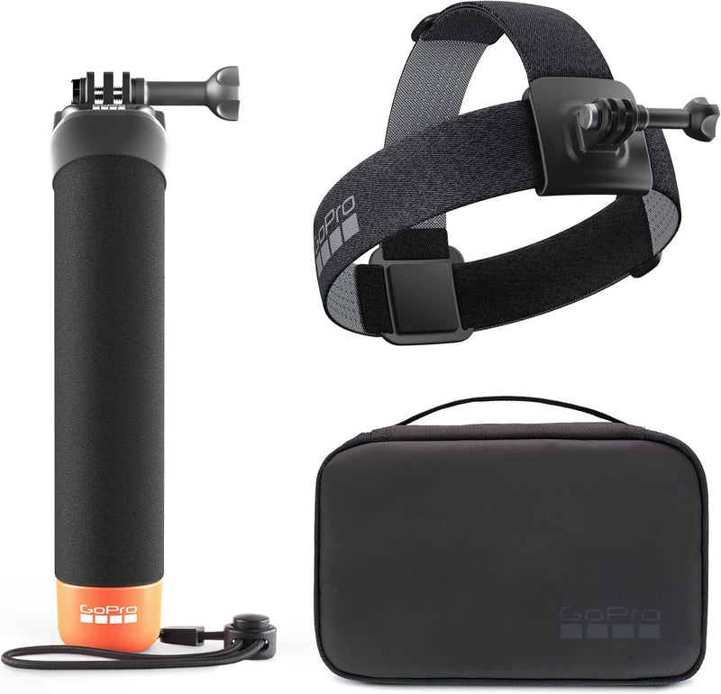 GOPRO ADVENTURE KIT, The Handler, Head Strap 2.0 + Compact Case - AKTES-003-VN - 810116383900