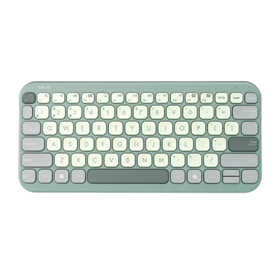 ASUS Marshmallow Keyboard KW100 Bluetooth Keyboard - Green Tea Latte / White / Rose Clay