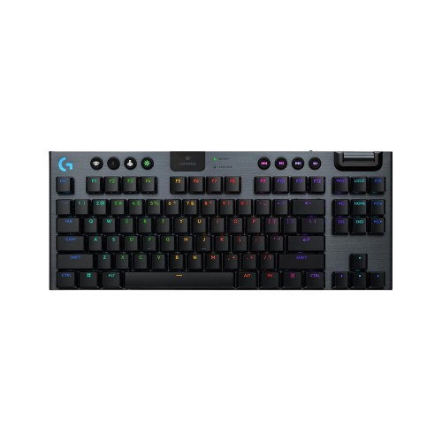 Logitech G915 X Lightspeed TKL Low-Profile Wireless Gaming Keyboard Tactile Switches - Black - 097855194817