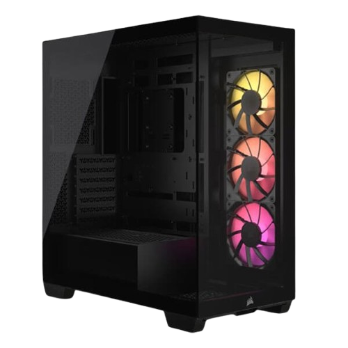 Corsair 3500X ARGB Tempered Glass Micro ATX - Black - CS-CC-9011278-WW