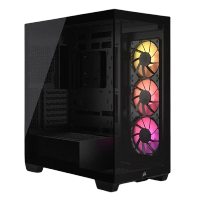 Corsair 3500X ARGB Tempered Glass Micro ATX - Black - CS-CC-9011278-WW