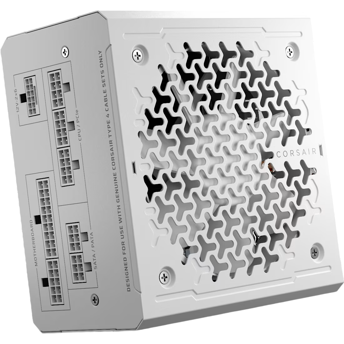 Corsair RMe Series RM850e Fully Modular Cybenetics Gold ATX 3.1 Power Supply White - 840006687177