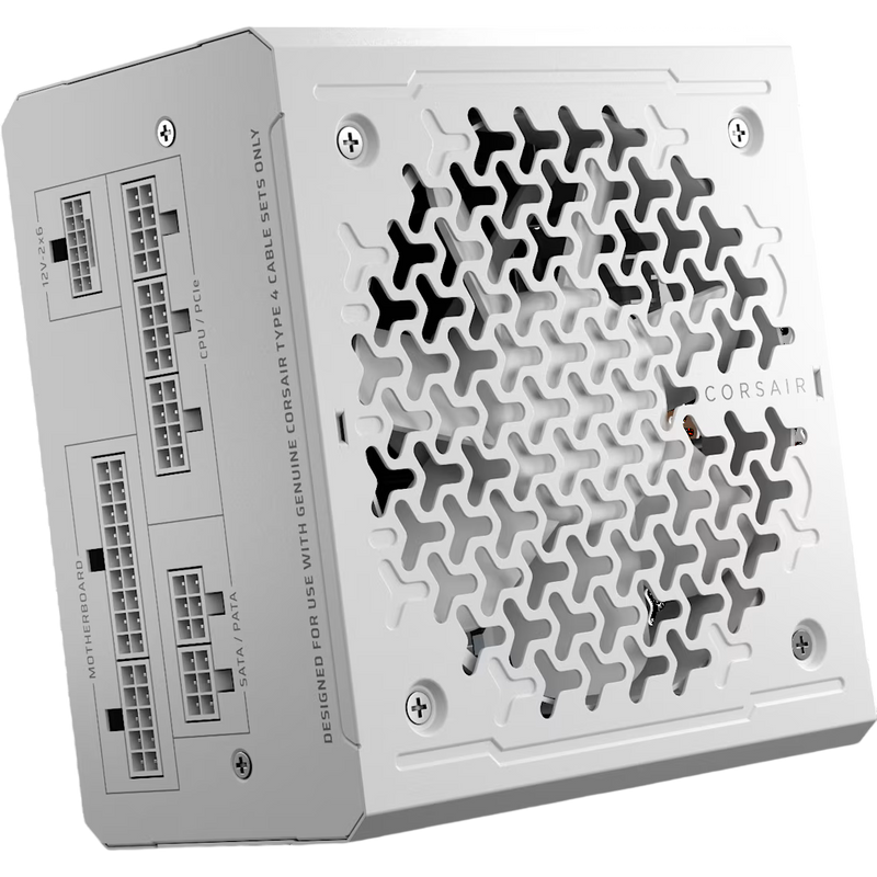 Corsair RMe Series RM850e Fully Modular Cybenetics Gold ATX 3.1 Power Supply White - 840006687177