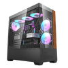 DarkFlash DS900W AIR Black - Fans not Included - DFDS900WBLK