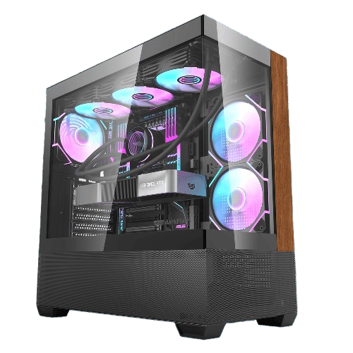 DarkFlash DS900W AIR Black - Fans not Included - DFDS900WBLK