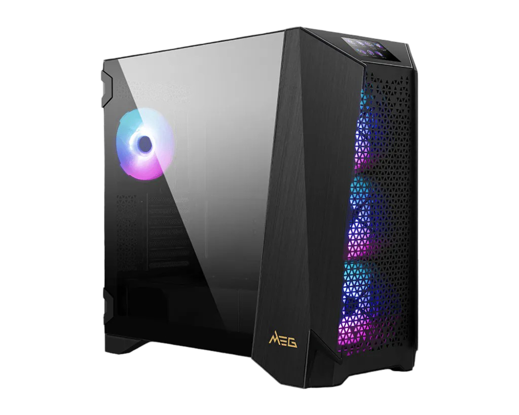 MSI MEG Prospect 700R Full Tower Gaming PC BLACK Tempered Glass ATX CASING - MSIMEGPROSPECT700R