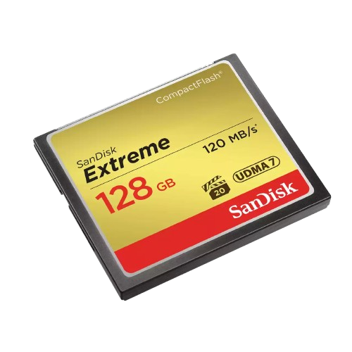 SanDisk Extreme CompactFlash Memory Card CFXSB 128GB - 619659124748