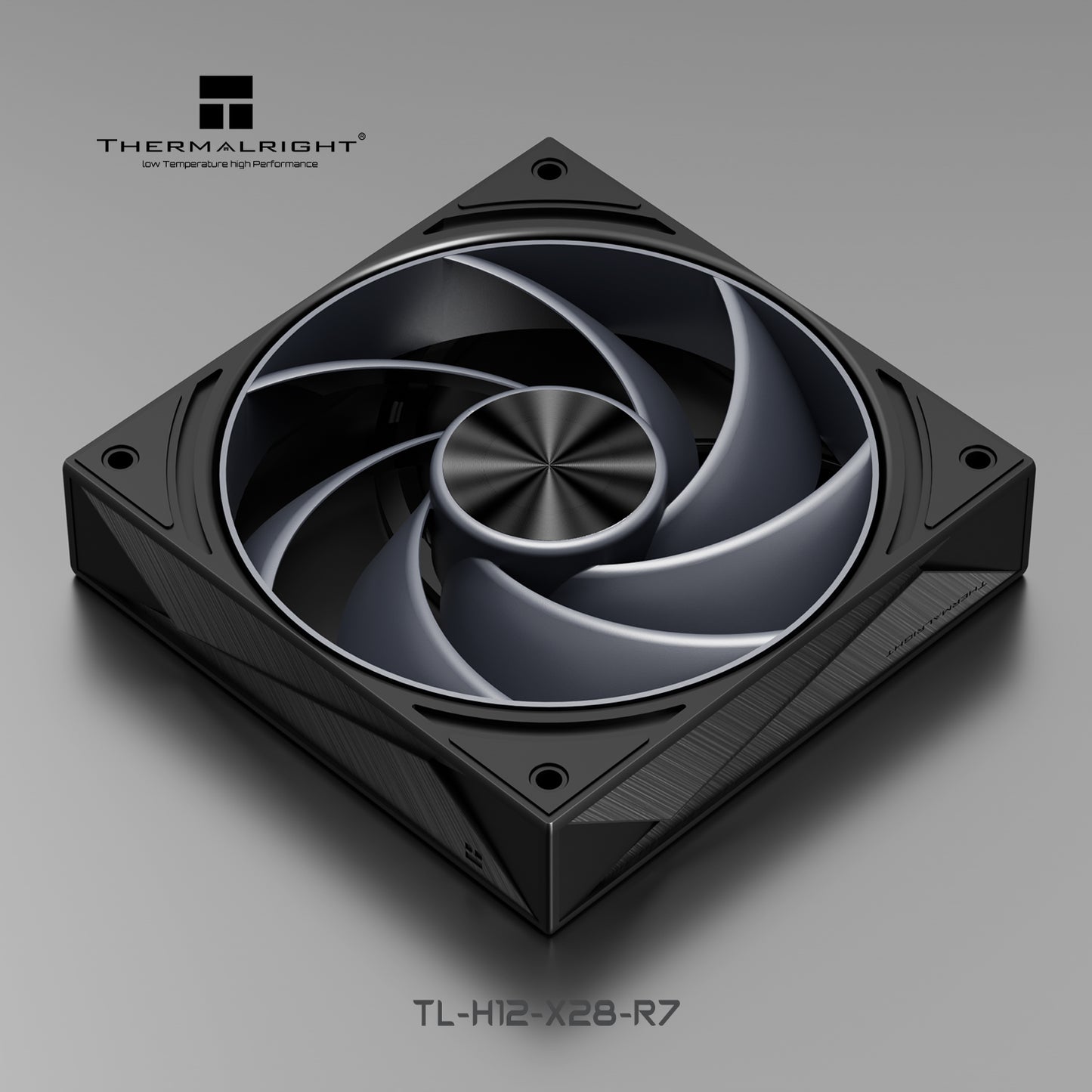 Thermalright TL-H12-X28-R7 Black 120mm PWM Fan - 814256020671