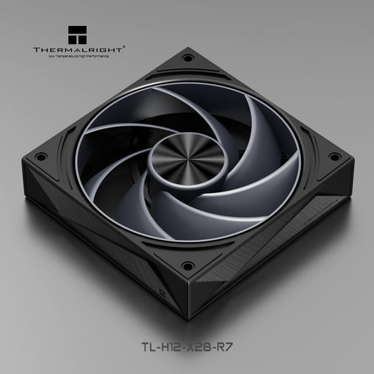 Thermalright TL-H12-X28-R7 Black 120mm PWM Fan - 814256020671