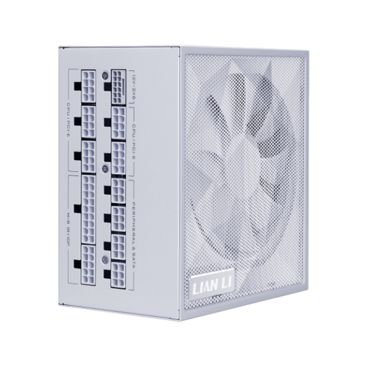 Lian Li SX850P 80 Plus Platinum Full Modular ATX 3.1 PCI 5.1 Power supply - White - 4718466021021