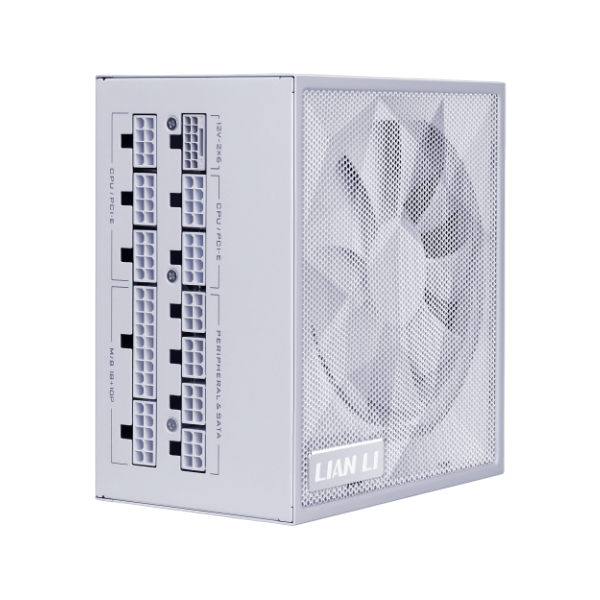 Lian Li SX850P 80 Plus Platinum Full Modular ATX 3.1 PCI 5.1 Power supply - White - 4718466021021
