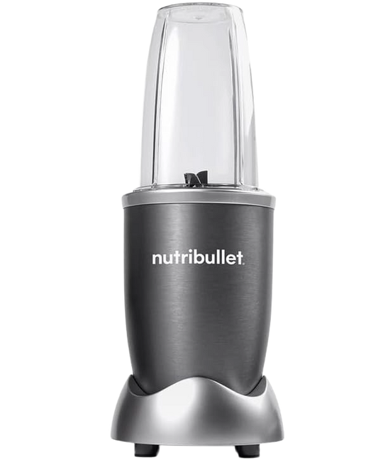 NutriBullet Original NB606DG - Personal Blender, 600W, comes with 7 accessories (incl. 1x 700ml BPA-free Tritan Cup, 1x 500ml BPA-free Tritan Cup), Grey colour - 8006447003453
