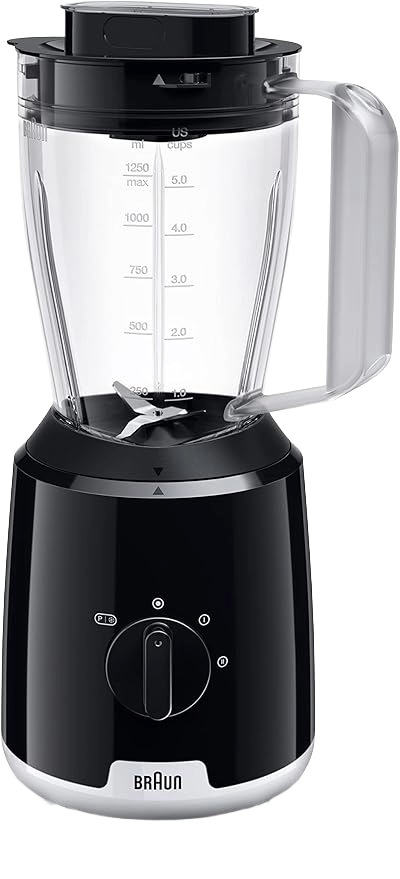 Braun JB1000BK - PowerBlend 1 jug blender, plastic jug, black color - 8021098002174