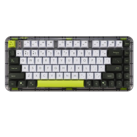 ASUS Jelly75 Keyboard KD201 Wireless Keyboard Volt Green - 4711636125192