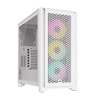 Corsair iCUE 4000X RGB Tempered Glass Mid-Tower Case - White - CS-CC-9011205-WW