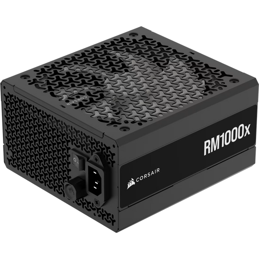 Corsair RM1000x Fully Modular Low-Noise ATX 3.1 PCIe 5.1  80 Plus Gold Power Supply - 840006667735