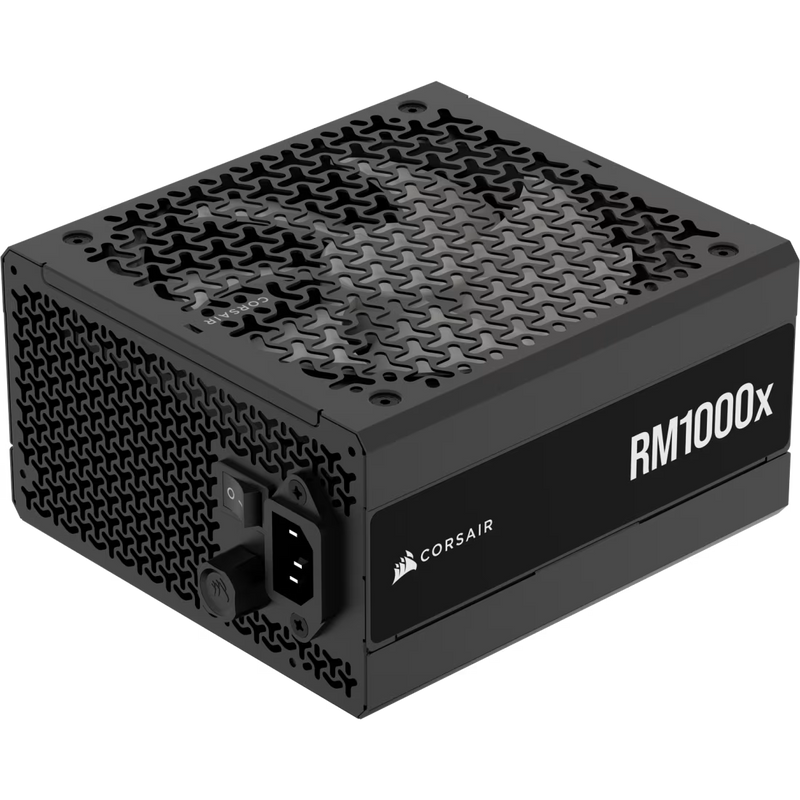 Corsair RM1000x Fully Modular Low-Noise ATX 3.1 PCIe 5.1  80 Plus Gold Power Supply - 840006667735