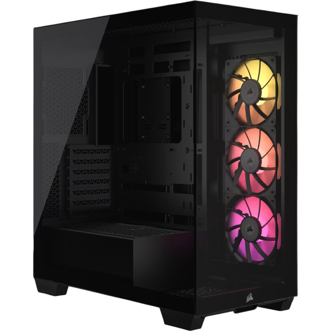 Corsair iCUE LINK 3500X RGB Tempered Glass Micro ATX - Black - CS-CC-9011280-WW