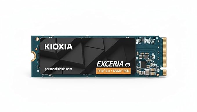 KIOXIA LVC10Z001TG8 EXCERIA G3 NVMe R10000 W8900 PCIe5x4 - 4582761161504