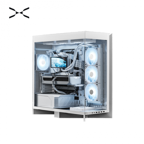 TRYX LUCA L70 MIDTOWER CASE- WHITE (2Y)- 6977029650209
