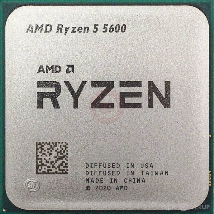 AMD RYZEN 5 5600 3.5GHz 6CORE/12THREAD AM4 TRAY PROCESSOR(3YRS BY AMD) - 100-000000927