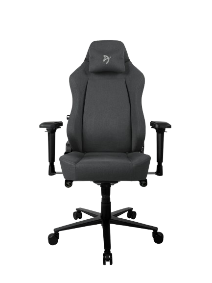 Arozzi Primo Woven Fabric Gaming Chair -Black Grey - PRIMO-WF-BKGY