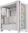 Corsair iCUE 4000D RGB Airflow Tempered Glass Mid-Tower Case White - CS-CC-9011241-WW