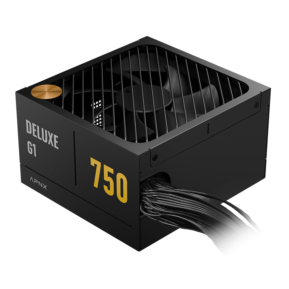 APNX DELUXE G1 750W ATX3.1 PCIe5.1 80+ Gold Fully Modular Power Supply / PSU - 4711530965474