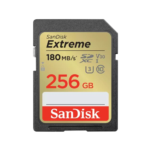 SanDisk Extreme microSD Card SDXVT 256GB - 619659188948