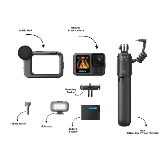 GoPro Hero13 Creator Edition Action Camera - CHDFB-131-AS - 810116381678