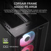 Corsair FRAME 4000D RS ARGB Mid-Tower PC Case - Black - CS-CC-9011296-WW