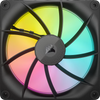Corsair iCUE LINK LX140 RGB 140mm PWM Fan Single Pack - Black - 840006682905