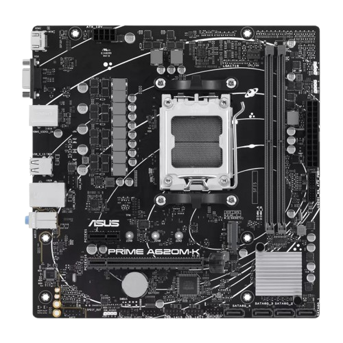 ASUS PRIME A620AM-K-CSM AMD A620 Micro-ATX Motherboard - 4711636227995