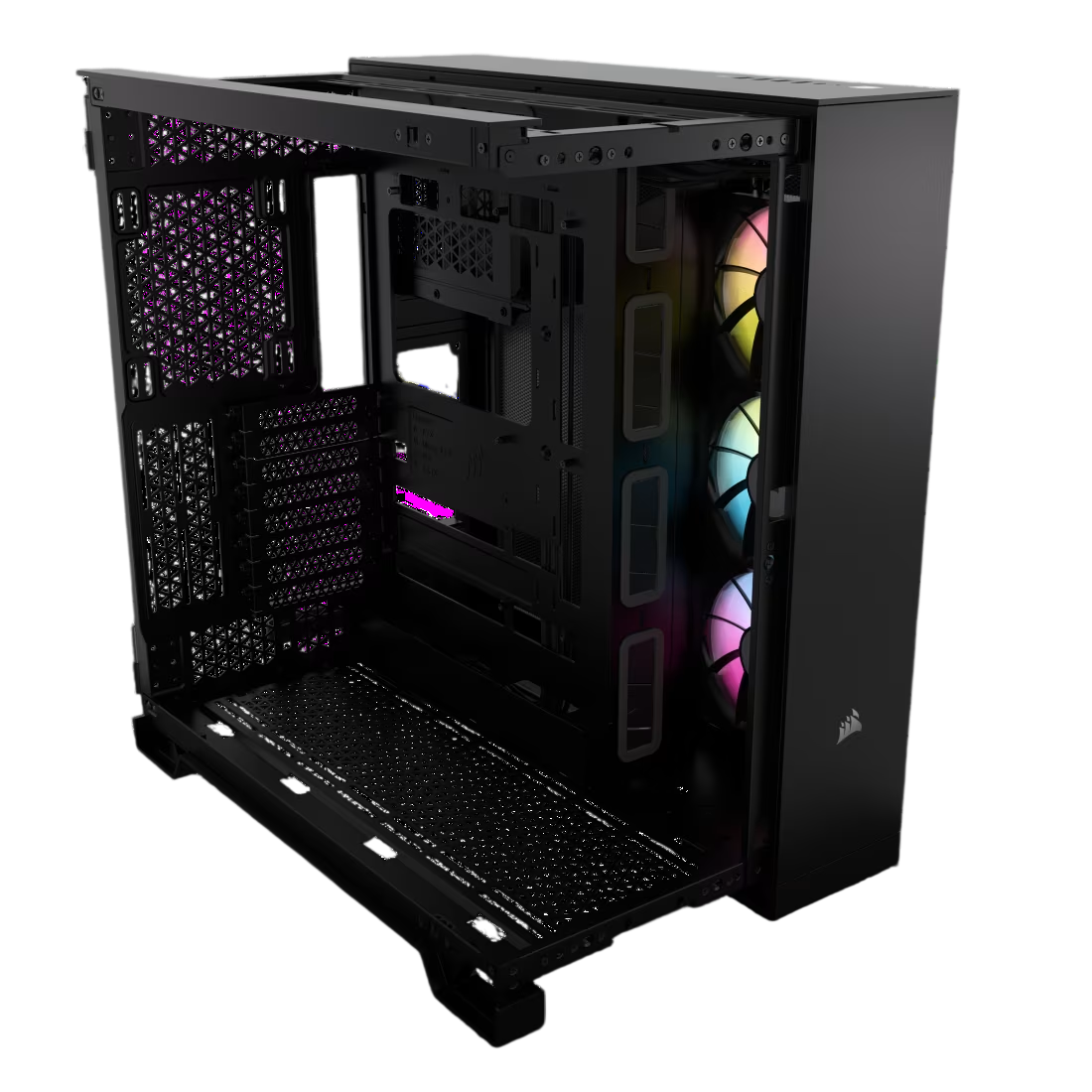 Corsair iCUE LINK 6500X RGB Mid-Tower Dual Chamber PC Case - Black - CS-CC-9011269-WW