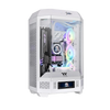 Thermaltake The Tower 300 Tempered Glass Micro-ATX Case - Black / Snow White