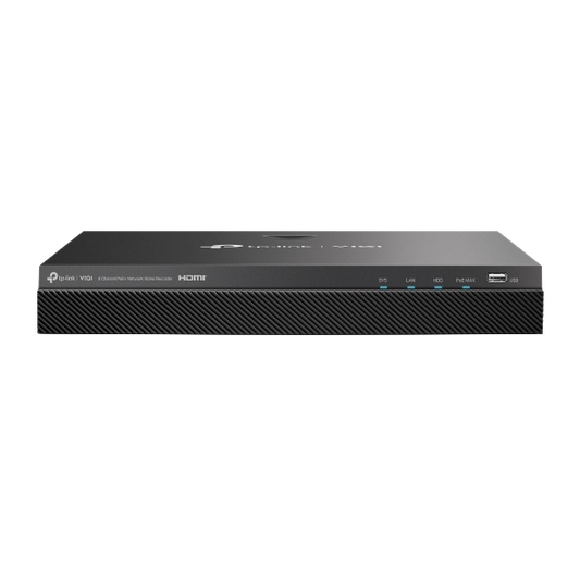 TP-LINK 8 CHANNEL POE+ NETWORK VIDEO RECORDER -VIGI NVR2008H-8MP - 8885020622027