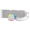 Corsair iCUE LINK H150i QX120 RGB Fans 360mm Radiator RGB AIO Liquid CPU Cooler White - 840006665861