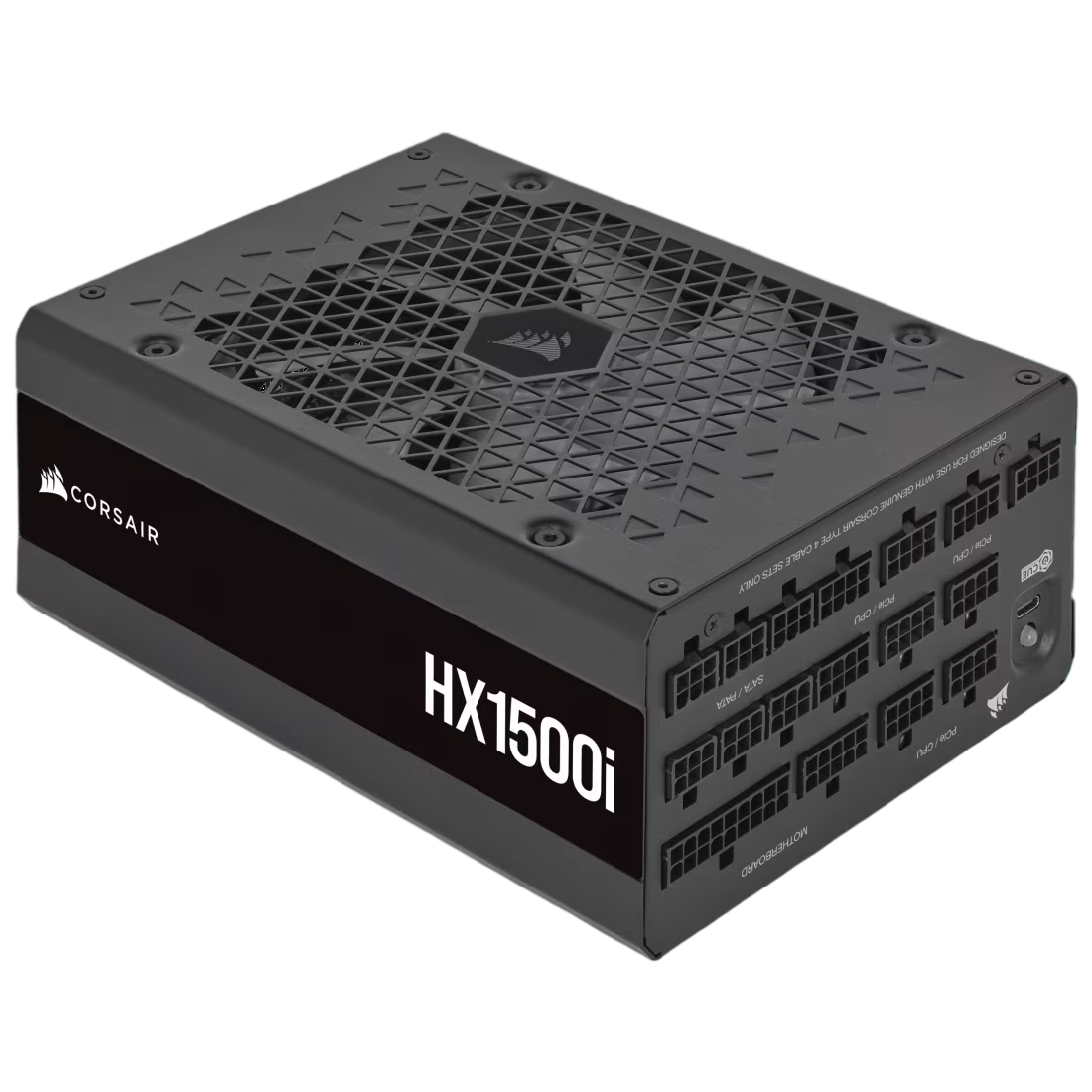 Corsair HX1500i Fully Modular Ultra-Low Noise ATX 3.0 and PCIe 5.0 Compliant 80 Plus Platinum Power Supply - CS-CP-9020261-UK