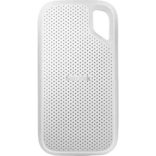 SanDisk Extreme Portable SSD SDSSDE61 USB 3.2 Gen 2 Type C and Type A compatible 2TB White - 619659213930