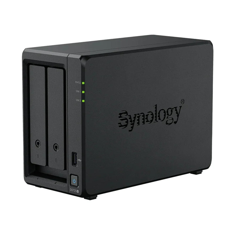 Synology DS725neo+2-bay NAS (up to 7 bay) with AMD Ryzen V1500B, 4GB DDR4 Non-ECC SODIMM - 4711174727070
