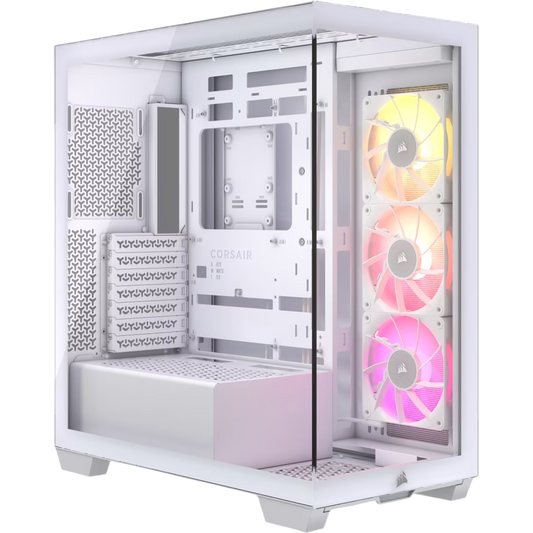 Corsair iCUE LINK 3500X RGB Tempered Glass Micro ATX - White - CS-CC-9011281-WW