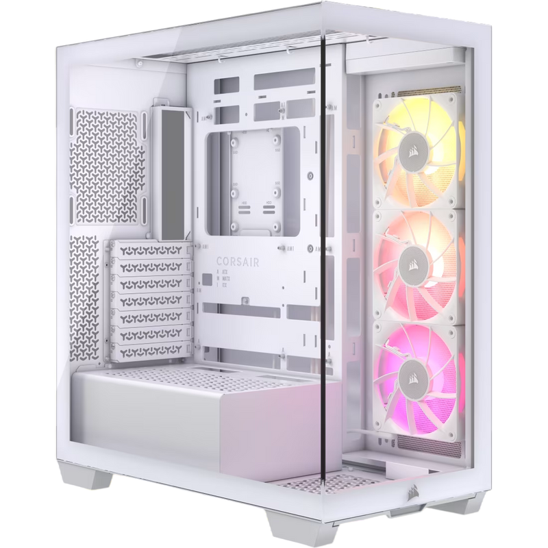Corsair iCUE LINK 3500X RGB Tempered Glass Micro ATX - White - CS-CC-9011281-WW