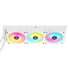 Corsair iCUE LINK H150i QX120 RGB Fans 360mm Radiator RGB AIO Liquid CPU Cooler White - 840006665861