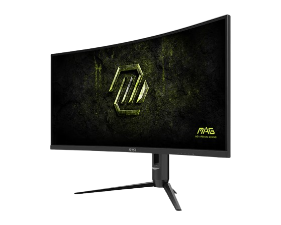 MSI MAG 342CQR E2 34 Inch UWQHD Curved Gaming Monitor - 1500R 3440 x 1440 Resolution, 180 Hz / 1ms (MPRT), Adaptive Sync - MSIMAG342CQRE2
