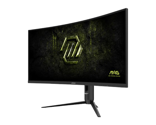 MSI MAG 342CQR E2 34 Inch UWQHD Curved Gaming Monitor - 1500R 3440 x 1440 Resolution, 180 Hz / 1ms (MPRT), Adaptive Sync - MSIMAG342CQRE2
