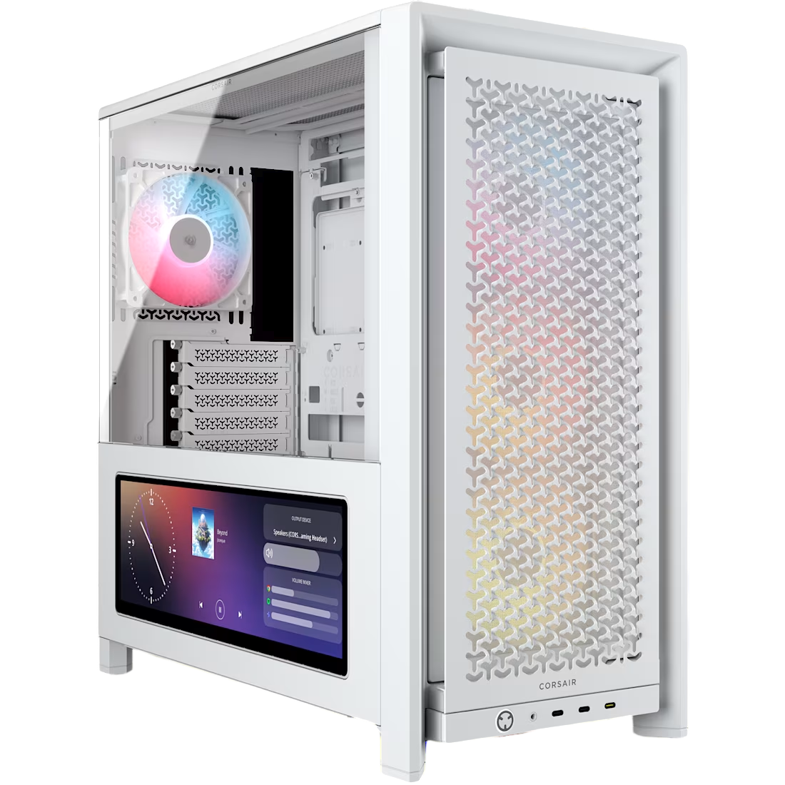 Corsair FRAME 4000D LCD RS ARGB - White - CS-CC-9011327-WW